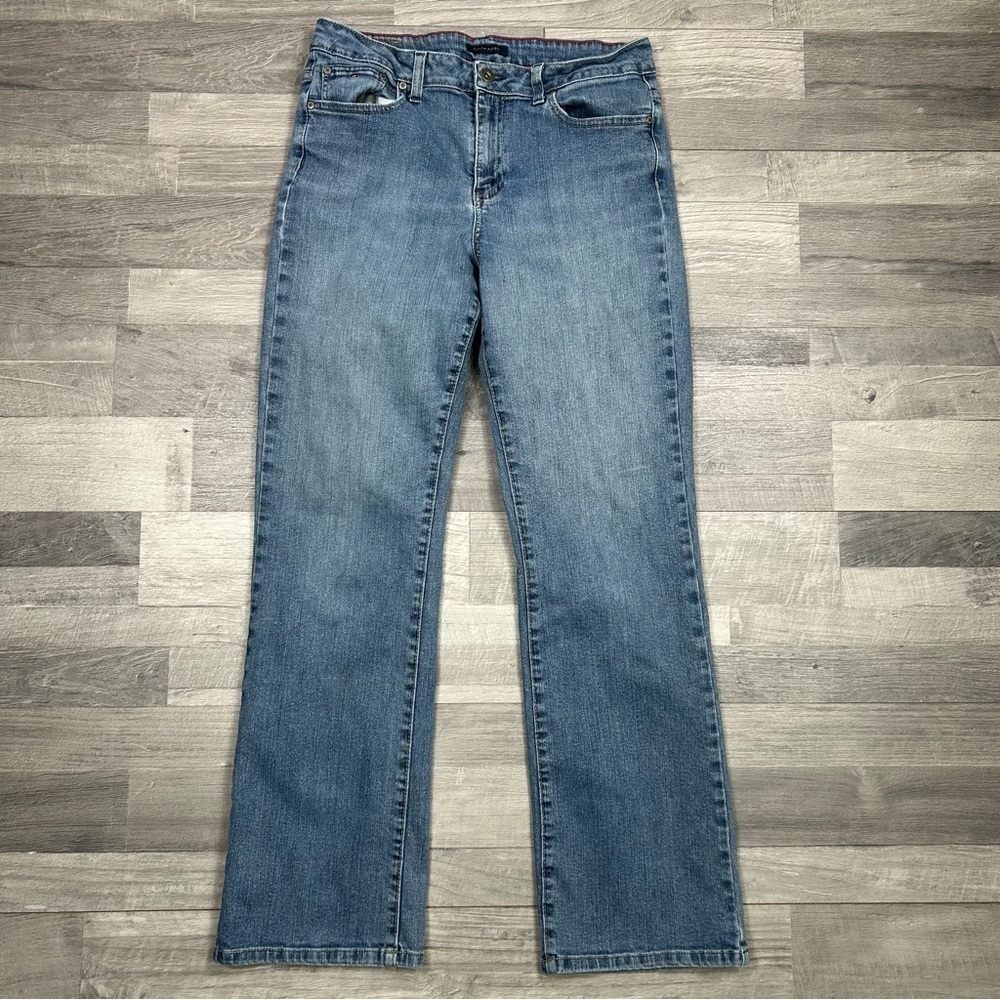 Tommy Hilfiger Women's Light Wash Bootcut Denim Jeans 8